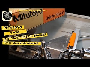 Installing a Mitutoyo DRO Linear Scale on Y Axis of My Mini Lathe – Part 4: Custom DRO Reader Mount