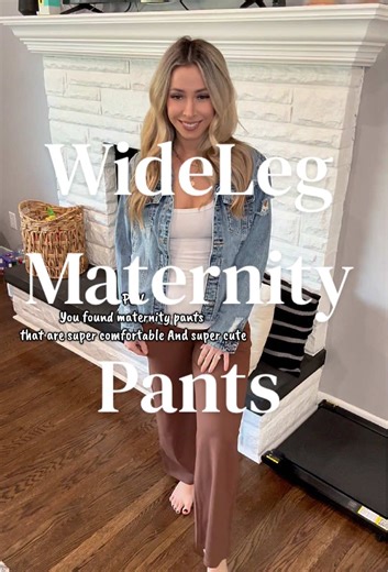 Stylish and Comfortable Wide Leg Maternity Pants