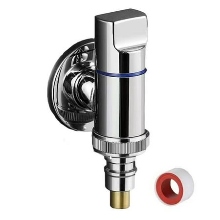 Multifunctional Washing Machine Faucet Water Stop Quick Opening Angle Valve G1/2 - Walmart.ca