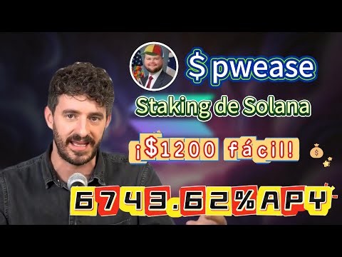Cómo multipliqué pwease con pwease meme solana staking para 6743.62% APY