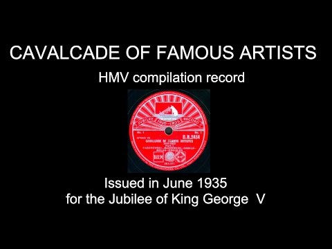 HMV: 'Cavalcade of Famous Artists' (1935)