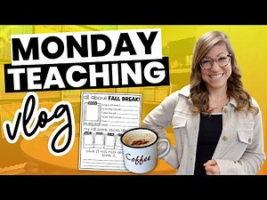 First Day Back After Fall Break | A Day In My Life As A Teacher VLOG
