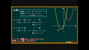 【数学Ⅰ】2次関数をゆっくり解説してみた part2