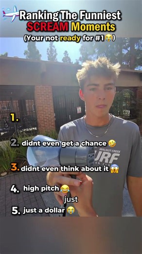 Ranking the Funniest SCREAM moments😭#shorts