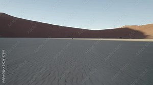A dried up lake in Death Valley in Namibia, Sossusvlei