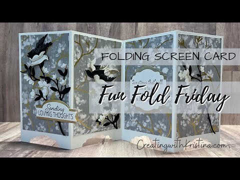 Folding Screen Card Tutorial