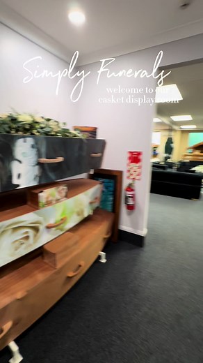Welcome to Simply Funerals Casket Display room! 💫 #funeralhome #casket