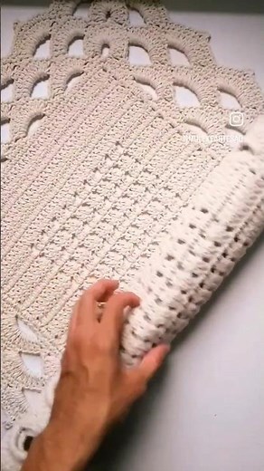 TAPETE RETANGULAR DE CROCHÊ: PASSO A PASSO NO CANAL @MulekeArtesao