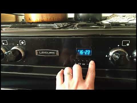 How to programme a Leisure Range Cooker to come on and turn off automatically