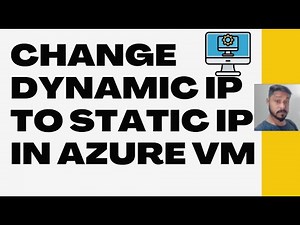 How to change dynamic IP to static IP in Azure VM