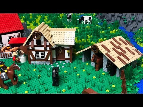 Bau einer Legostadt Teil 5. - Das Bauernhaus