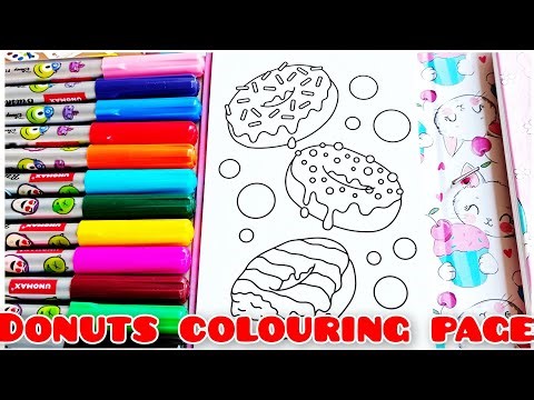 Donut Colors Surprise 🍩 | Coloring & Learning|Donuts Coloring for Toddlers 🍩 | Learn Colors
