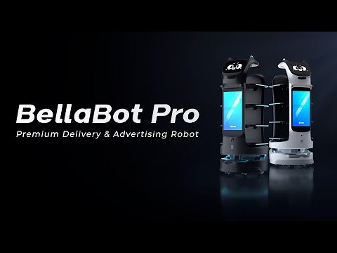 BellaBot Pro - Premium Delivery & Advertising Robot | Pudu Robotics