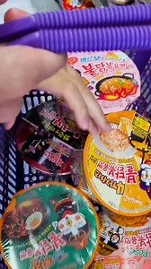 2.8M views · 41K reactions | ASMR MUKBANG FIRE Noodle & HOT DOG & Tteokbokki EATING SOUND ! (BULDAK) Emoji Food Challenge #Huba후바 | Huba후바 | Facebook