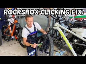 ROCKSHOX RECON FORK CLICKING NOISE SOUND FIX