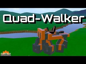 Build a 4-Legged Walker | Evertech Sandbox Tutorial (mobile)