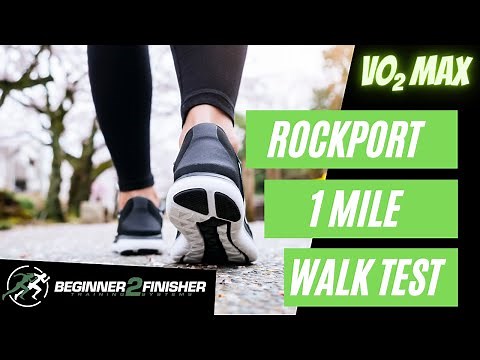 Rockport 1 Mile (1.6 km) Walk Test - Easiest Way To Test Your VO2 Max