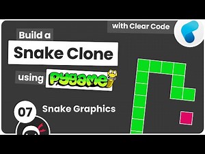 Build a Snake Clone with Pygame #7 - Snake Graphics