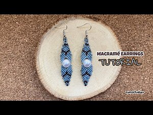 How to Make Beautiful Macramé Earrings | Easy Step-by-Step Tutorial for Beginners