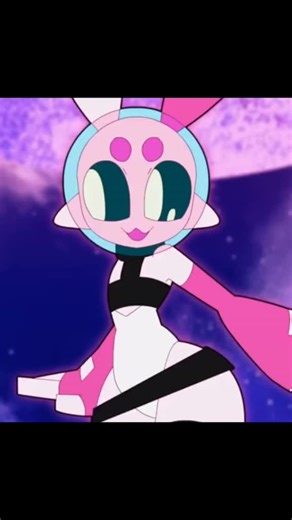 Futuristic Animated Character in Cosmic Scene