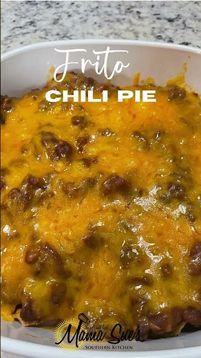 Easy and delicious Frito Chili Pie with just 3 ingredients!! Quick family chili pie dinner recipe!