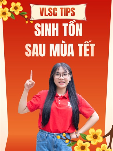 [VLSC TIPS] - BÍ KÍP “HỒI SINH” SAU TẾT CHO VLSC-ERS VLSC-ers sau Tết kiểu: Sáng đi học nhưng tâm trí vẫn còn “bánh chưng xanh bên dưa hấu đỏ…” 🎶 Không sao, không sao! Vì ai cũng từng trải qua cảm giác này: 👉 Báo thức reo nhưng tay vẫn bấm tắt và ngủ thêm. 👉 Vô lớp đủ mặt mà tinh thần chưa kịp load... 👉 Sách vở nhìn quen mà… não tự nhiên thấy lạ 🤡 🎒 VLSC TIPS lần này chính là những bí kíp cứu cánh cho những ngày đầu năm đi học lại đó nha! Áp dụng liền tay - nạp ngay năng lượng. 🎥 Xem hết 