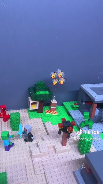 Lego Minecraft Bumblebee Set Display Ideas