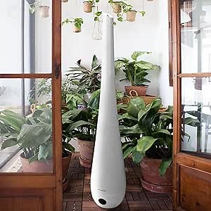 Humidifiers for Large Room Bedroom, 8L Cool Mist Ultrasonic Large Floor Humidifier, Height Adjustable & Remote Control, Quiet Humidifier for Yoga Home, Plants, Auto Shut Off