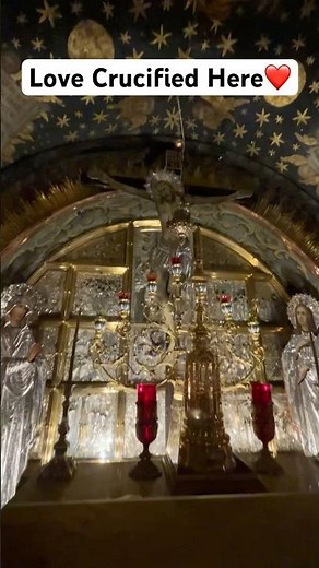 Love Crucified Here ✝️ | Calvary Hill – The Place of Jesus’ Crucifixion, Jerusalem