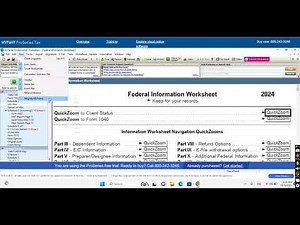 INTUIT PROSERIES 2024 :- How To Add New Cients