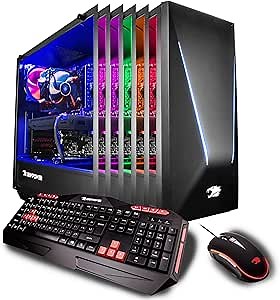 iBUYPOWER Pro Gaming PC Computer Desktop Intel i5-9600k 6-Core 3.7 GHz, Geforce RTX 2070 8GB, 16GB DDR4, 1TB HDD, 240GB SSD, Z370, Performance Cooling, WiFi Ready, Windows 10, VR Ready (Trace 048i)