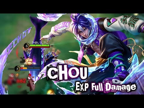 Chou EXP Full Damage 💯🔥🔥 | Mobile Legends | Si Chou