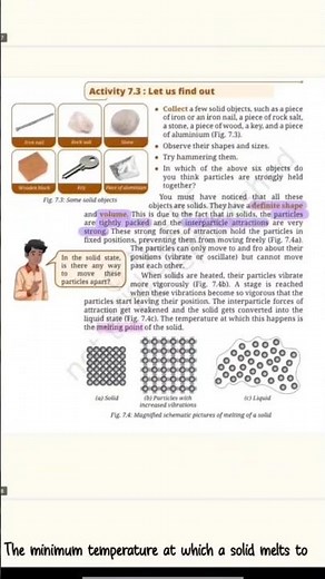 Class 8 Science | Particulate nature of Matter | Chapter 7 Explanation | Curiosity