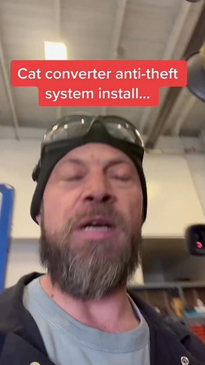 Cat converter anti-theft system by Cat Clamp install. #mechaniclife #installation #catclamp #stalbert #business #local | James Whitaker
