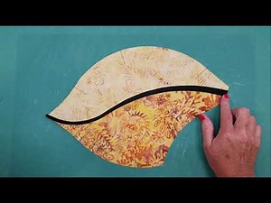 Quiltworx Poinsettia Leaf Assembly Using an S-Curve Seam