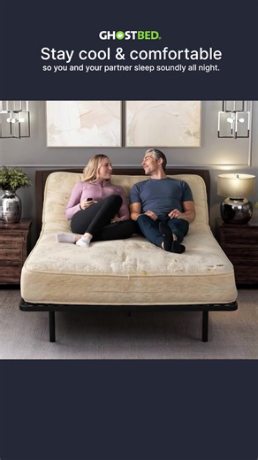 Warning: GhostBed’s new mattress line might cause unexpected side effects… ✔️ Falling asleep faster ✔️ Staying asleep longer ✔️ Waking up actually happy ✔️ Random urges to brag about your mattress And now, the best part? 🛏️ New GhostBed mattresses start at just $699 💤 33% more support. 100% better mornings. 🕒 101-night risk-free trial 🔒 25-year limited warranty This isn’t just a mattress. It’s the best decision your back will ever make. | GhostBed