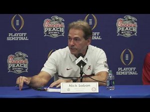 Nick Saban postgame press conference after Peach Bowl win