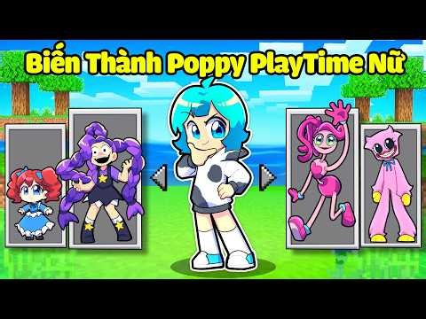 Yummie Có Thể Biến Thành POPPY PLAYTIME NỮ Trong Minecraft 🤣😍
