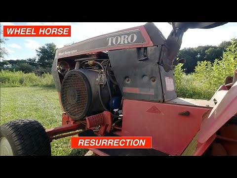 Wheel Horse Resurrection - From Graveyard to Farm Yard - Toro Wheelhorse 520H Garden Tractor