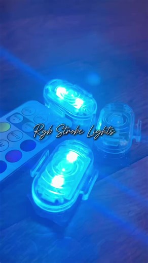 RGB Led Strobe Lights for Motorcycles