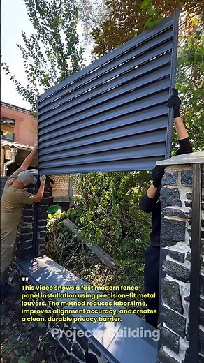 Fence Panel Trick