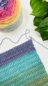 16K views · 218 reactions | A fun 3 row repeat pattern that is great...