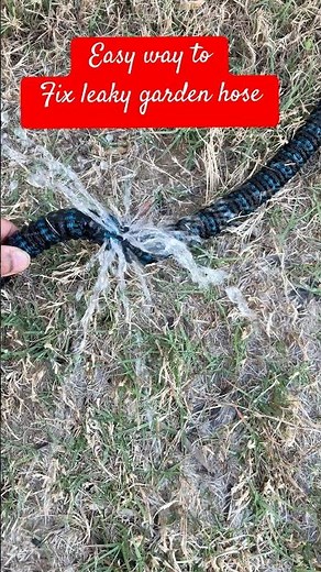 $6 Leaky expandable garden hose fix!!
