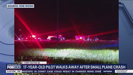 Teen pilot uninjured in Palm Bay plane crash