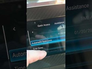 How to adjust the time on the Mercedes Sprinter van?