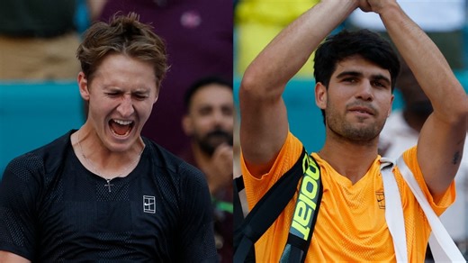 Miami Open: World No.1 Carlos Alcaraz stunned by Sebastian Korda in Round 3