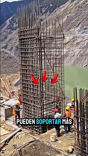 Cómo se construyen columnas de acero gigantes en mega construcciones de ingeniería