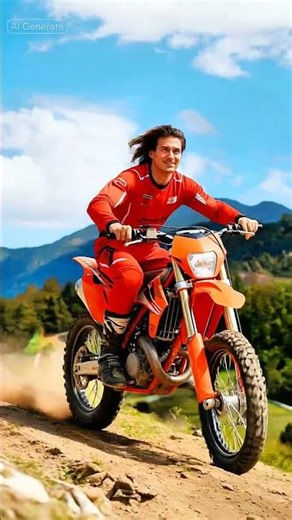 Motocross Rider in Action