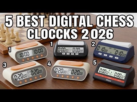 ✅5 Best Digital Chess Clocks 2026: Tournament Ready! ♟️⏱️