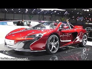 Volcano Red Mclaren 650S Spider - Geneva Motor Show 2015